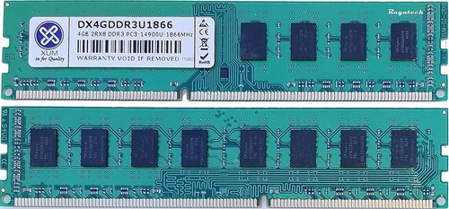Xum 4gb ddr3 1866 mhz - ddr3,