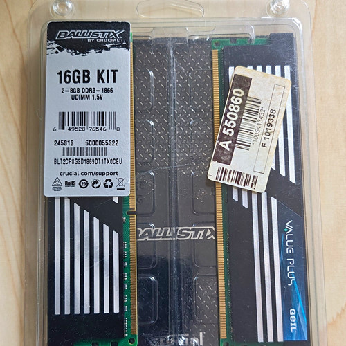 Arbeitsspeicher ballistix - arbeitsspeicher,