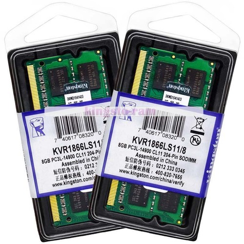Kingston 16gb 2x8gb ddr3l - 2x8gb,