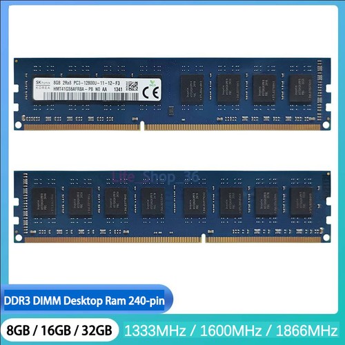 Hynix 8gb ddr3 1333 - 1600, 1866