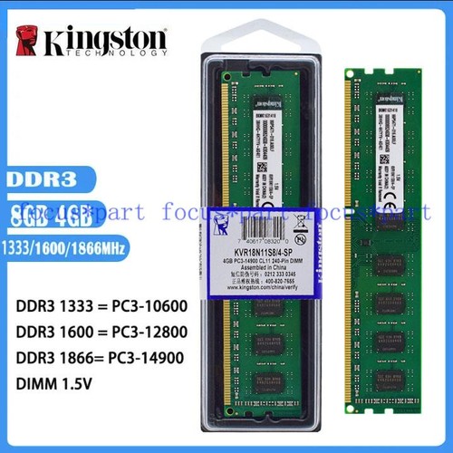 Kingston ram ddr3 4gb - kingston,