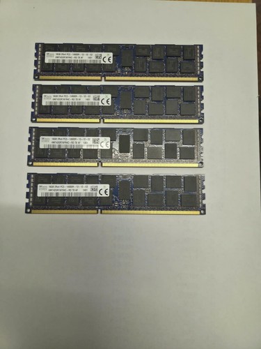 64gb ddr3 ecc - 64gb, (4x16gb)
