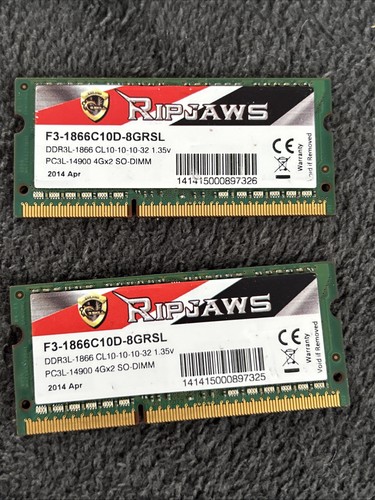 Skill ripjaws 8gb kit 2x - ripjaws, (2x