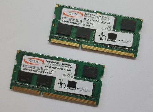 Csx notebook ram 8gb - 2x, =16gb