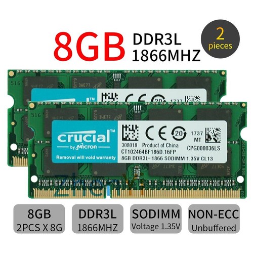 Crucial 16gb 8gb ddr3l - crucial,