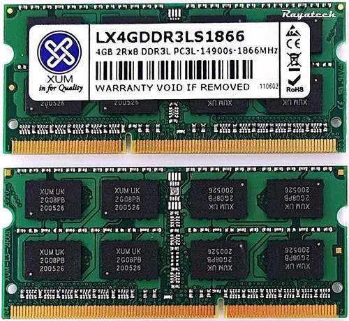 Xum 4gb ddr3 1866 mhz - 4gb, 204